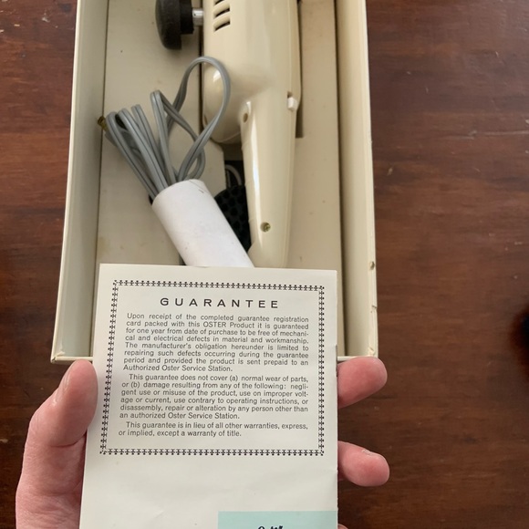 Vintage duo massager vibrator in original box w instructions and attachments! - Picture 7 of 8